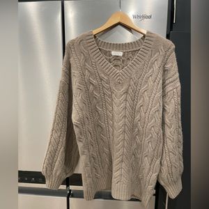 Korean style knitted oversized fit sweater